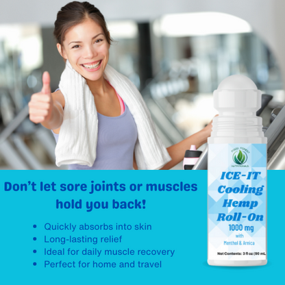 Ice-It Cooling Hemp Roll-On